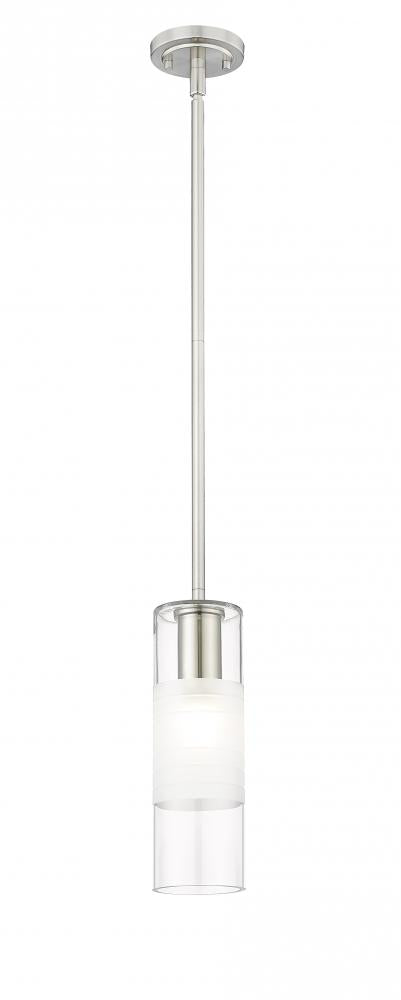 Z-Lite Lighting 824P-ROD-BN Pendant Contemporary - Nickel