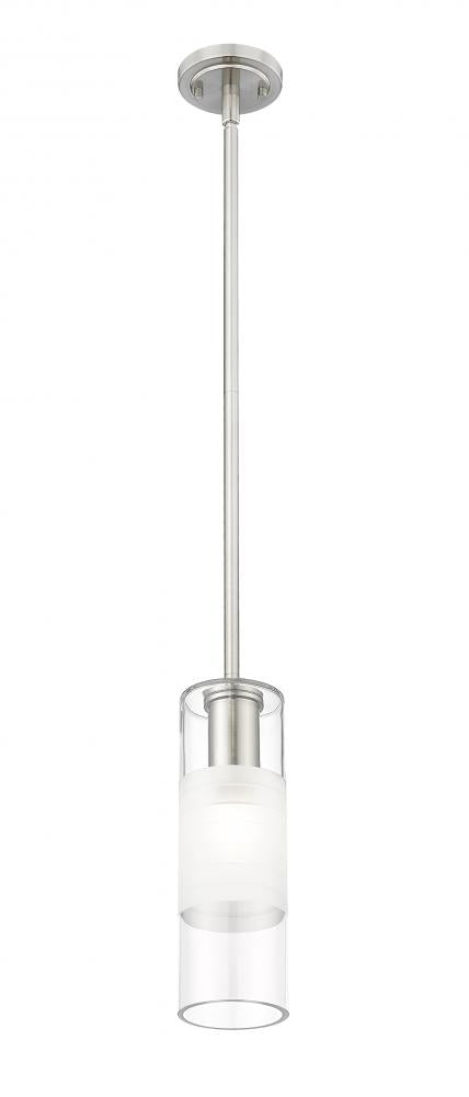 Z-Lite Lighting 824P-ROD-BN Pendant Contemporary - Nickel