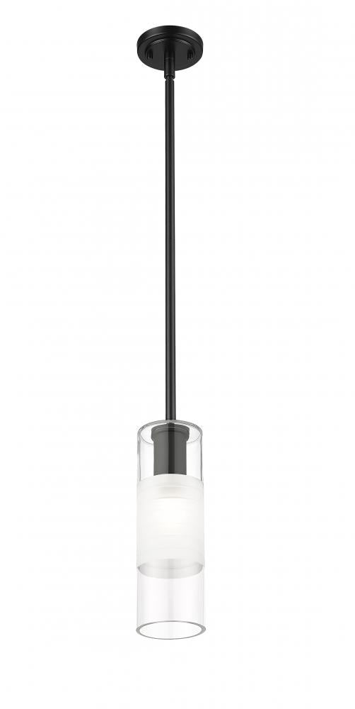 Z-Lite Lighting 824P-ROD-MB Pendant Contemporary - Black