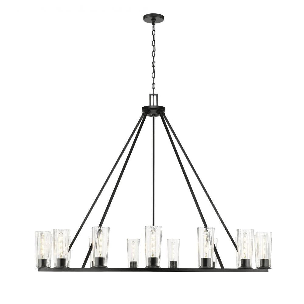 15 Light Chandelier-Clear