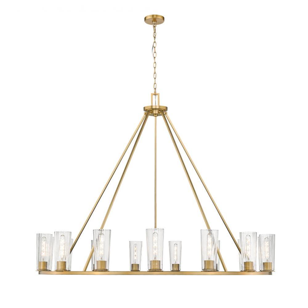15 Light Chandelier-Clear
