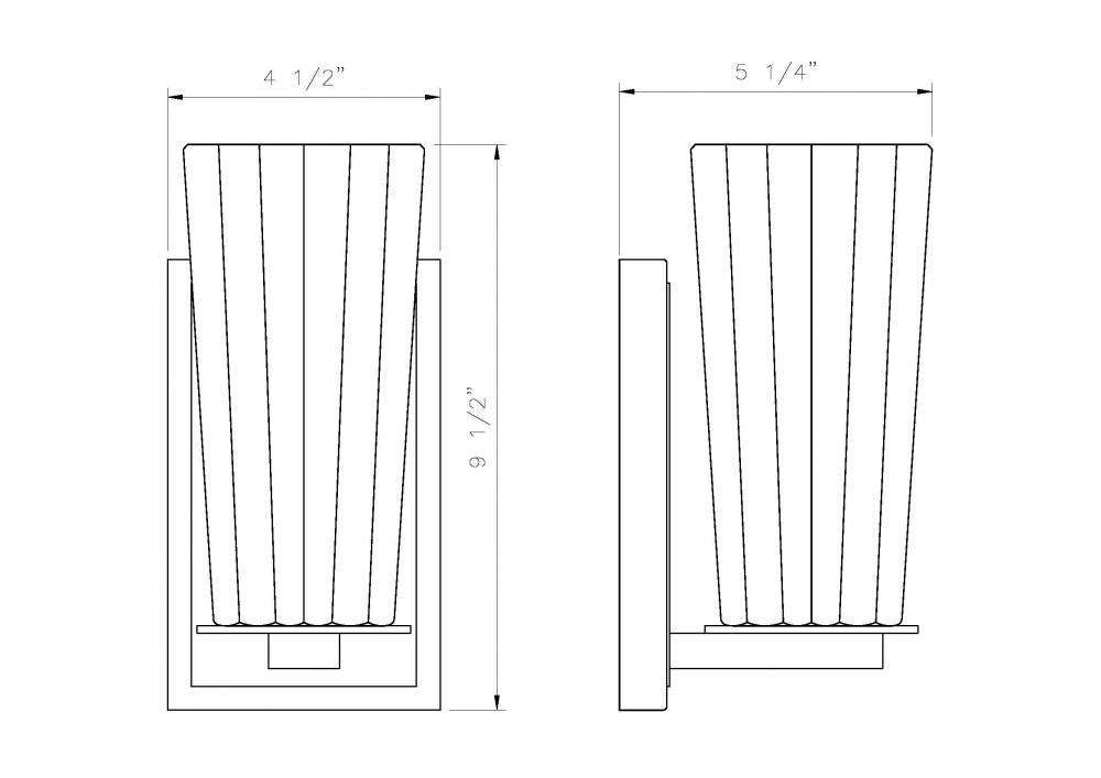 Z-Lite Lighting 826-1S-BN Sconce Restoration - Nickel