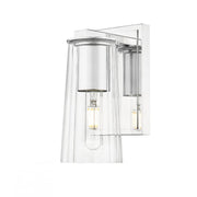 1 Light Wall Sconce-Clear