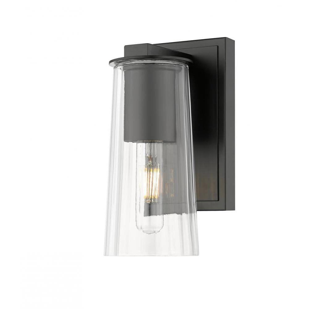 1 Light Wall Sconce-Clear