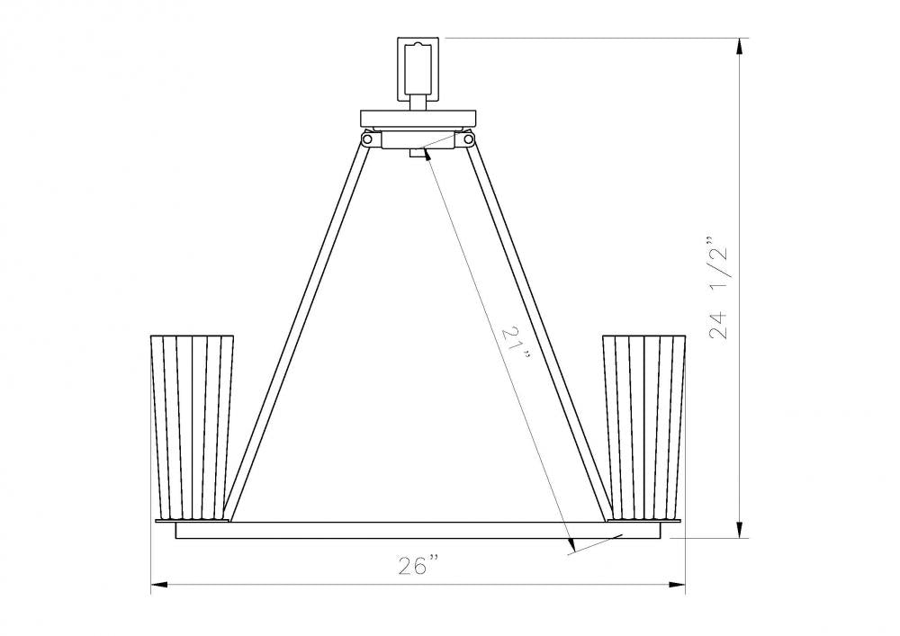 Z-Lite Lighting 826-6MGLD Chandelier Restoration - Gold