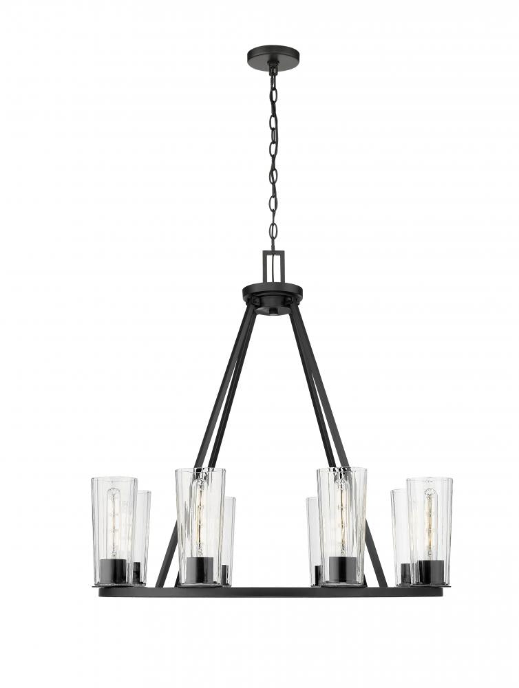 Z-Lite Lighting 826-8MB Chandelier Restoration - Black