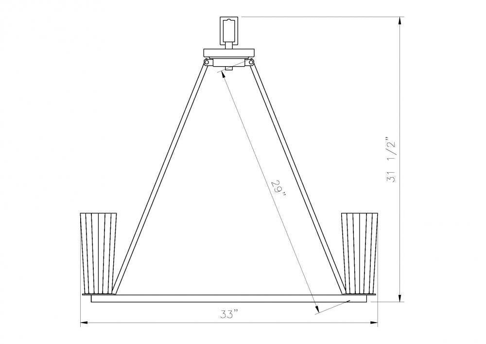 Z-Lite Lighting 826-8MGLD Chandelier Restoration - Gold