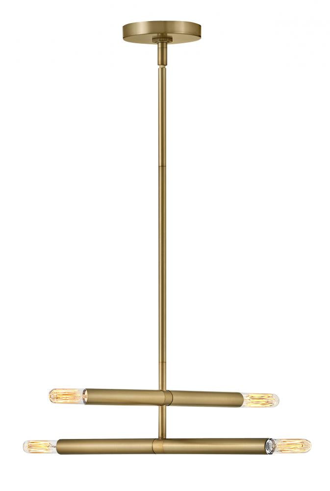 Lark Lighting MILLIE 83194LCB Pendant Mid Century Modern - Lacquered Brass