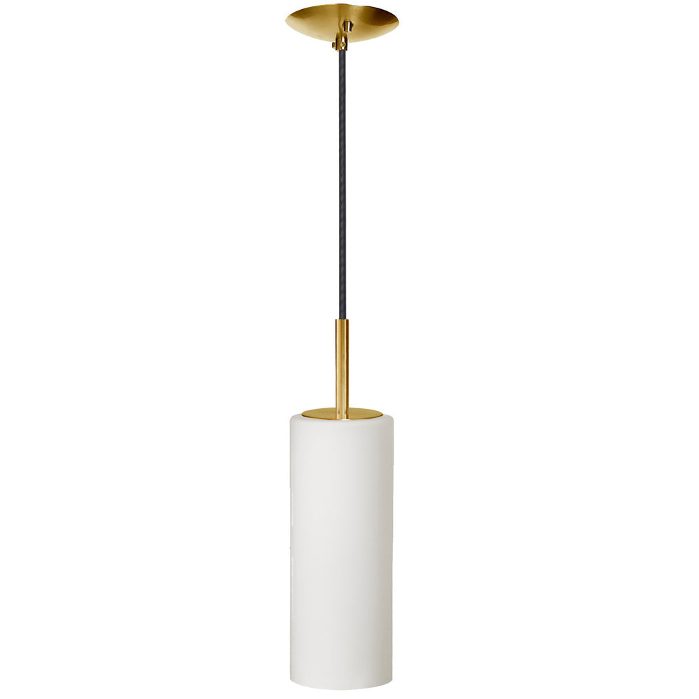 Dainolite PAZA 83202-AGB-WH Pendant Modern - Aged Brass