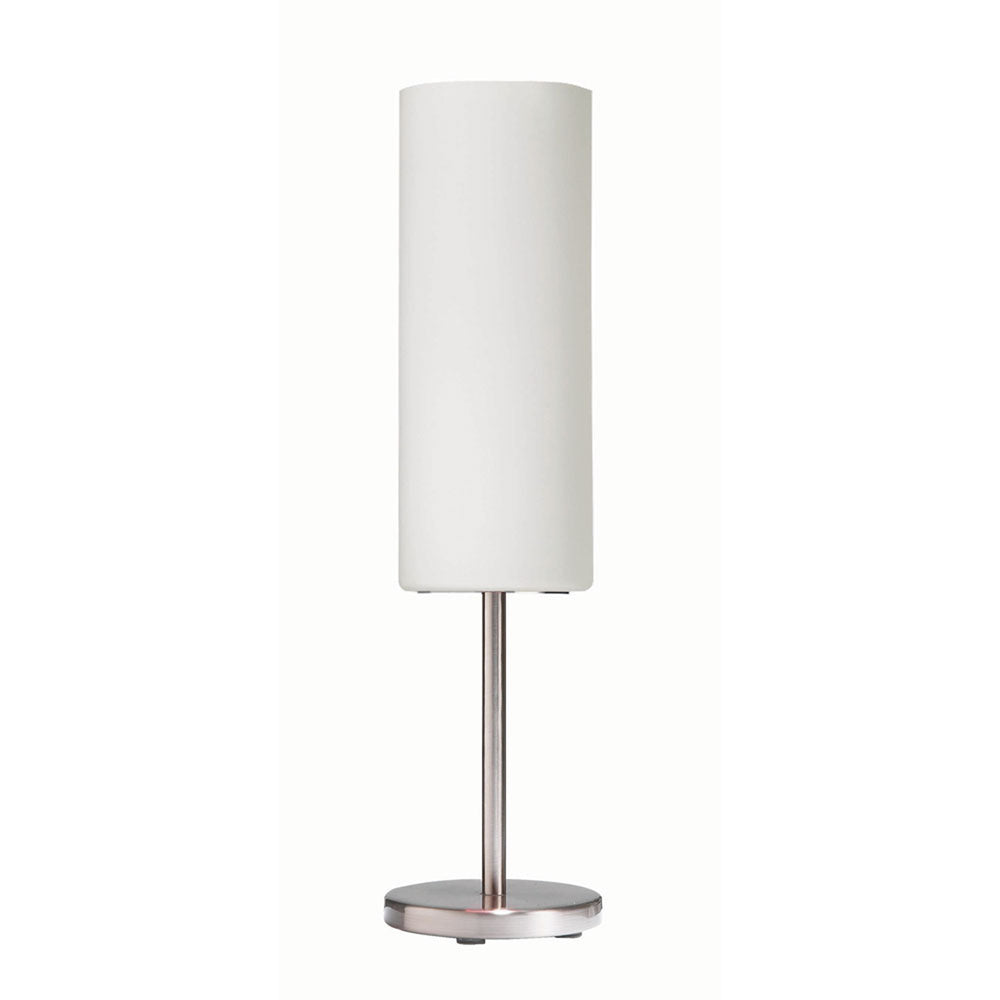 Dainolite 83205-SC-WH Lamp Modern - Satin Chrome