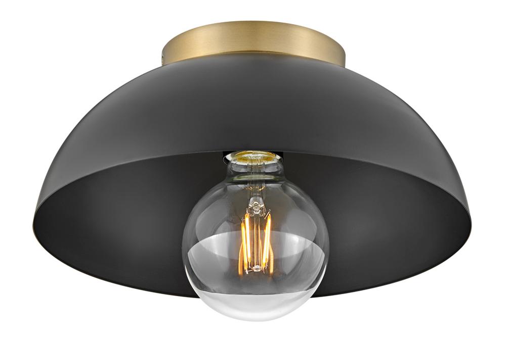 Lark Lighting STU 83301BK Flush Mount Modern - Black