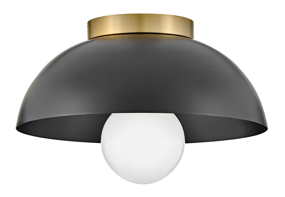 Lark Lighting STU 83301BK Flush Mount Modern - Black