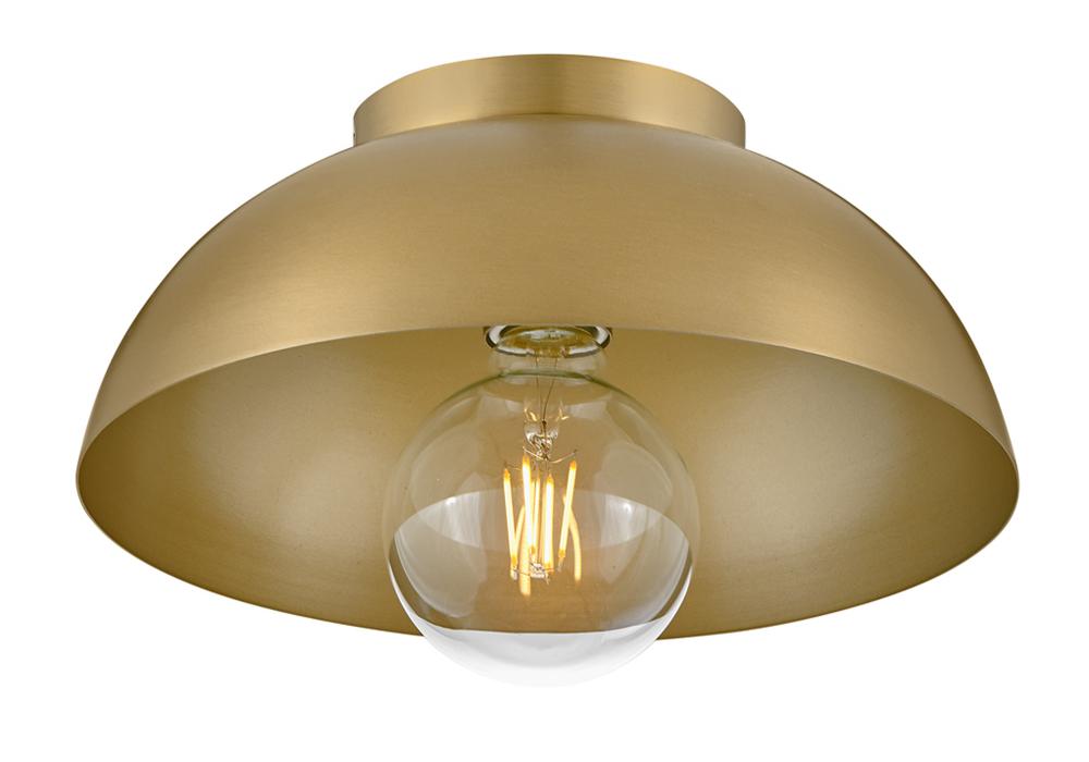 Lark Lighting STU 83301LCB Flush Mount Modern - Lacquered Brass