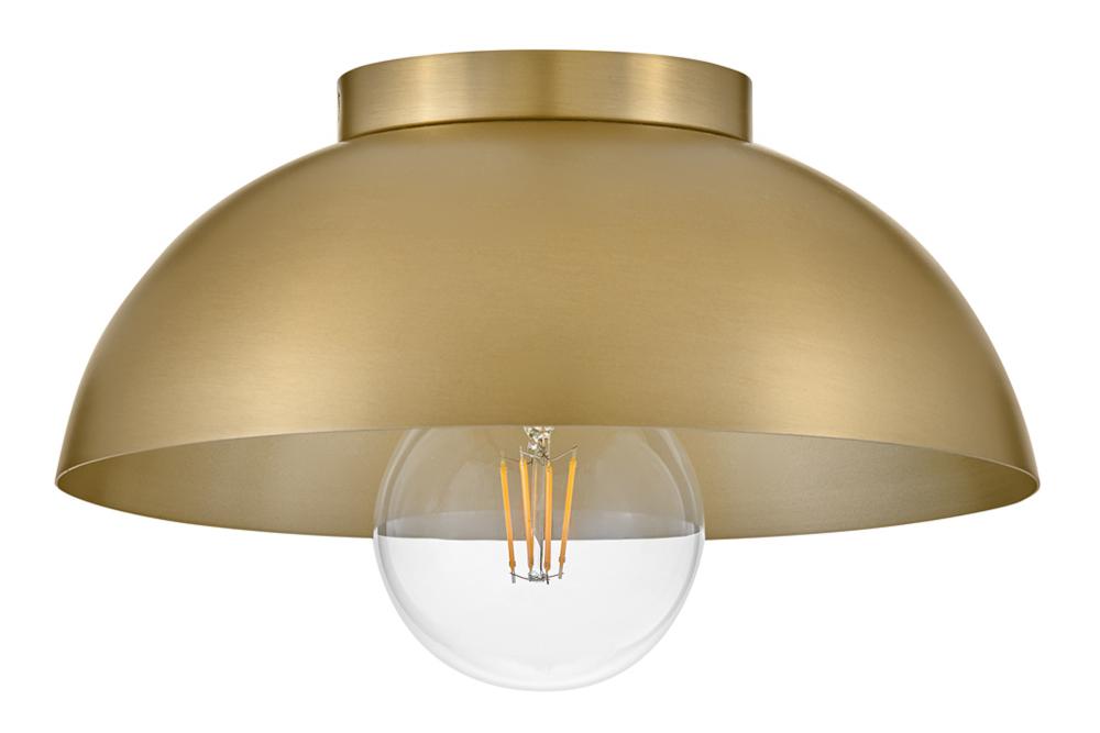 Lark Lighting STU 83301LCB Flush Mount Modern - Lacquered Brass