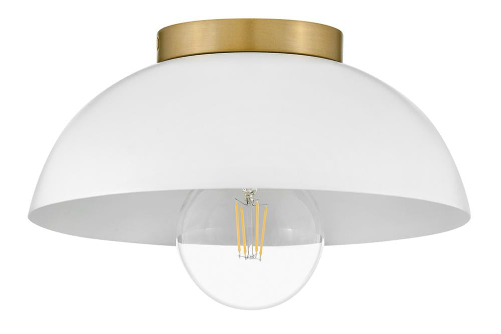 Lark Lighting STU 83301MW Flush Mount Modern - Matte White