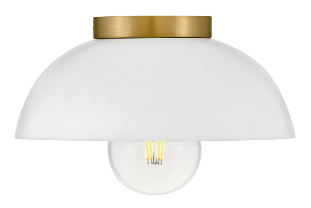 Lark Lighting STU 83301MW Flush Mount Modern - Matte White