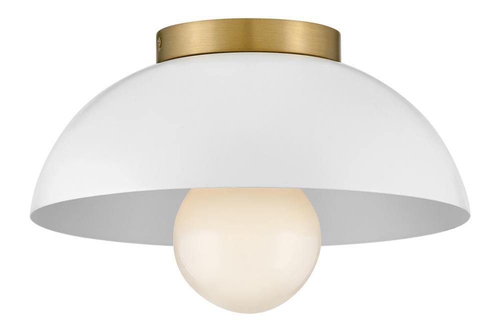 Lark Lighting STU 83301MW Flush Mount Modern - Matte White