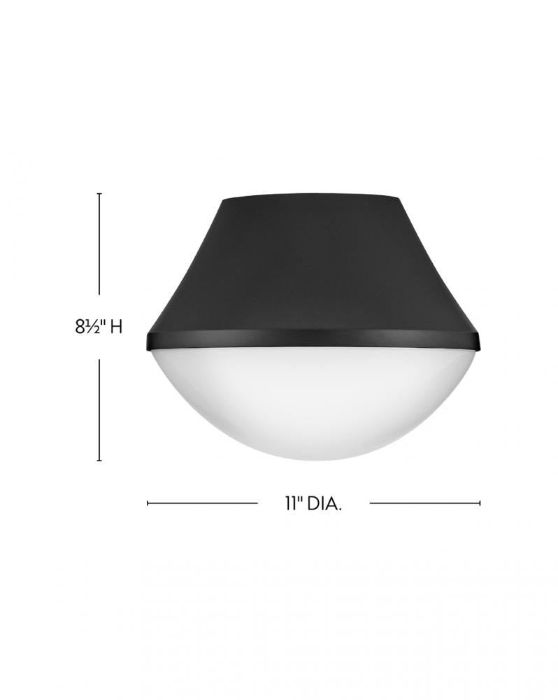 Lark Lighting HADDIE 83411BK Flush Mount Americana - Black