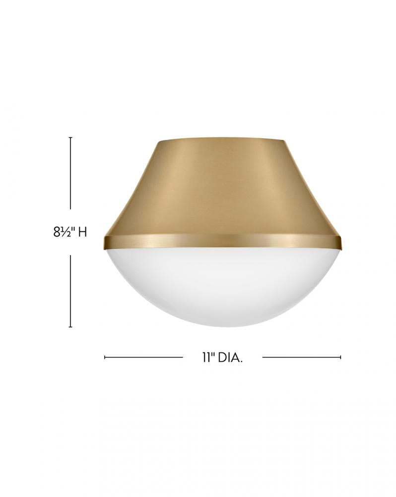 Lark Lighting HADDIE 83411LCB Flush Mount Americana - Lacquered Brass