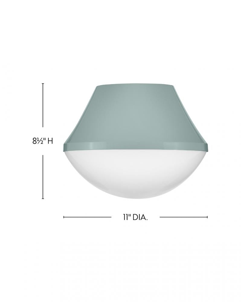 Lark Lighting HADDIE 83411SF Flush Mount Americana - Seafoam