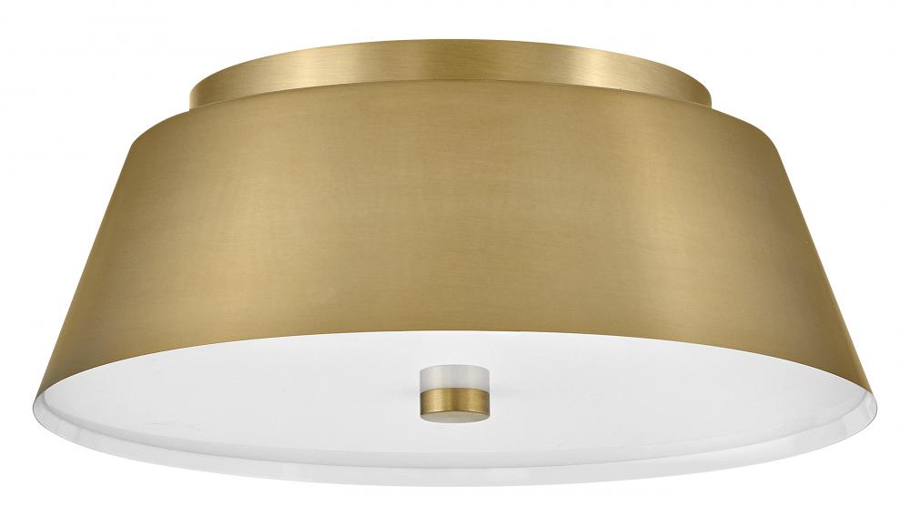 Lark Lighting TESS 83513LCB Flush Mount Americana - Lacquered Brass