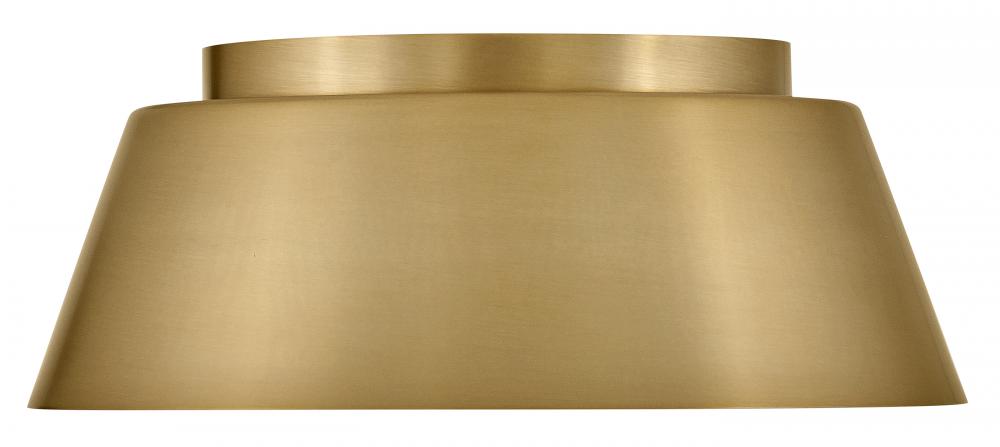 Lark Lighting TESS 83513LCB Flush Mount Americana - Lacquered Brass