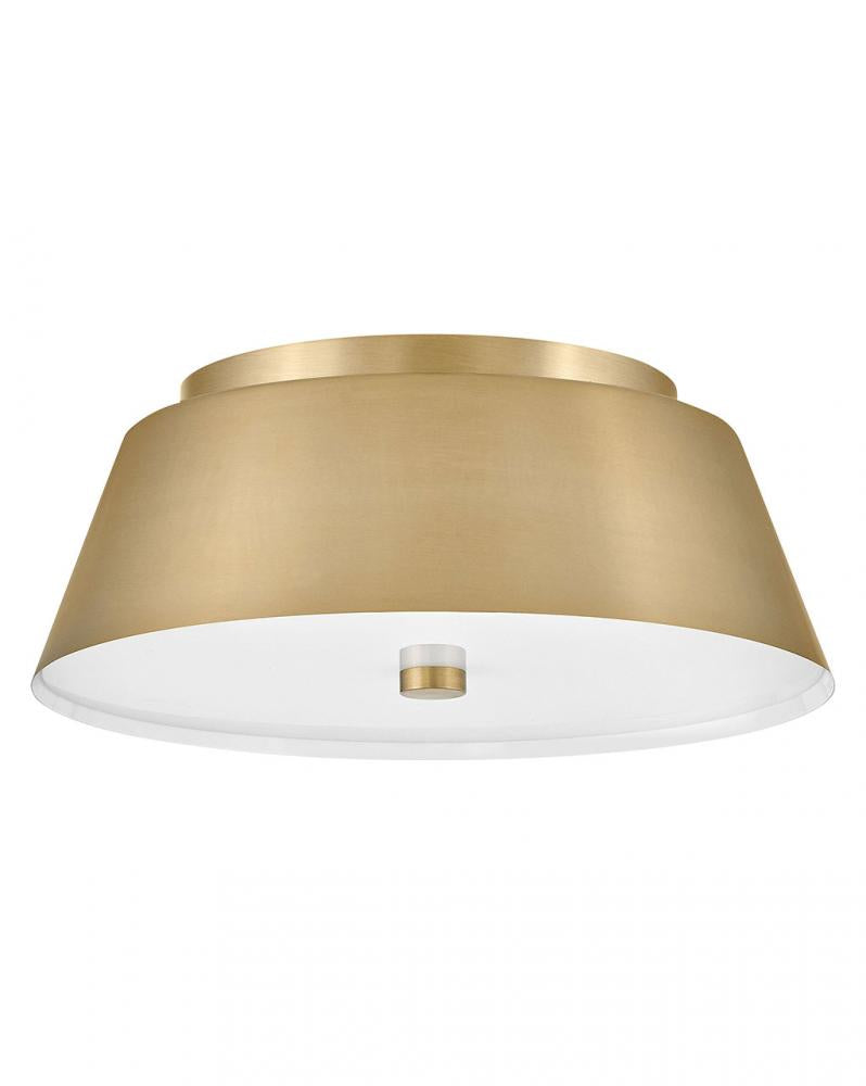 Lark Lighting TESS 83513LCB Flush Mount Americana - Lacquered Brass