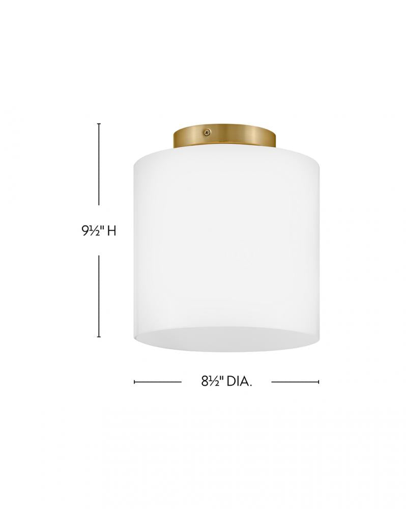 Lark Lighting PIPPA 83533LCB Flush Mount Transitional - Lacquered Brass