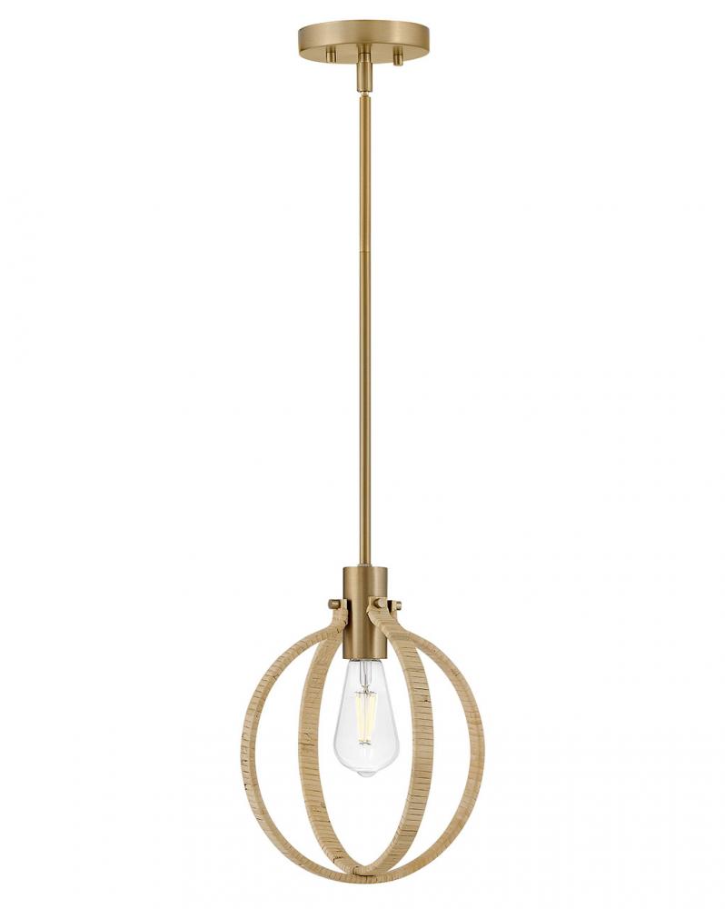 Lark Lighting FALLON 83557LCB-BAM Pendant Nautical - Lacquered Brass