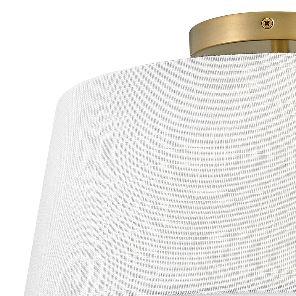 Lark Lighting BEALE 83773LCB Flush Mount Transitional - Lacquered Brass