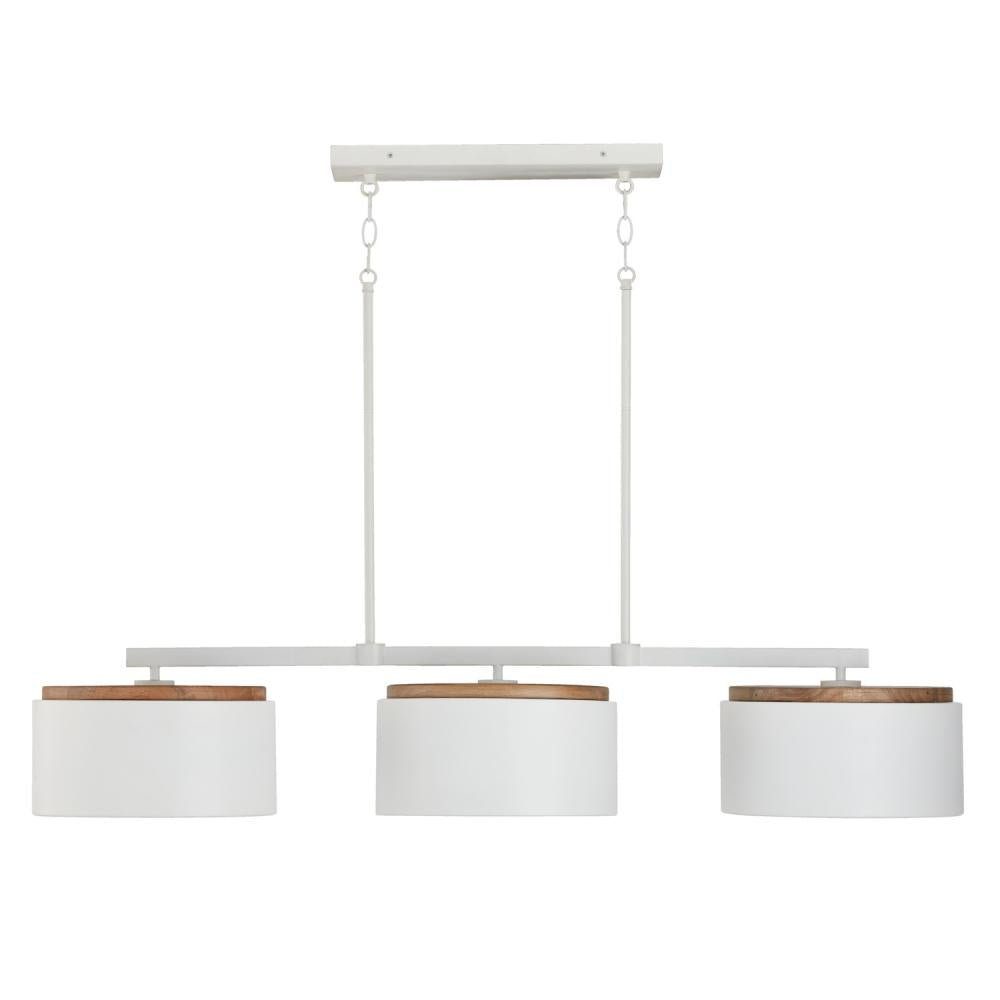 Capital Lighting LIAM 850931LT Chandelier Modern - Light Wood And White