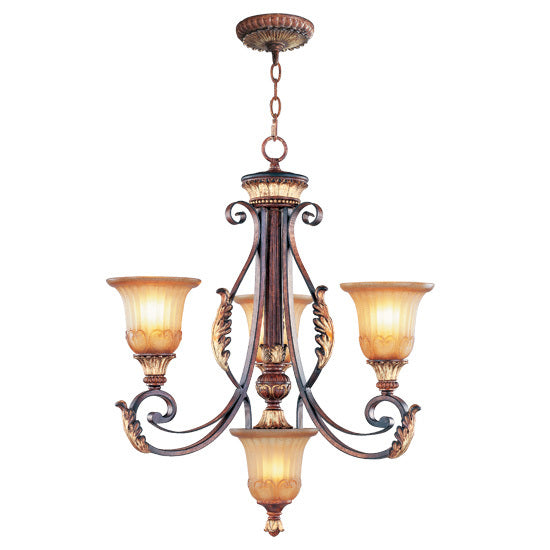 Livex Lighting VILLA VERONA 8574-63 Chandelier Traditional - Bronze