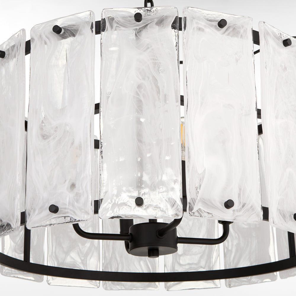 Quorum Lighting PRESTIGE 8575-4-59 Pendant - Matte Black