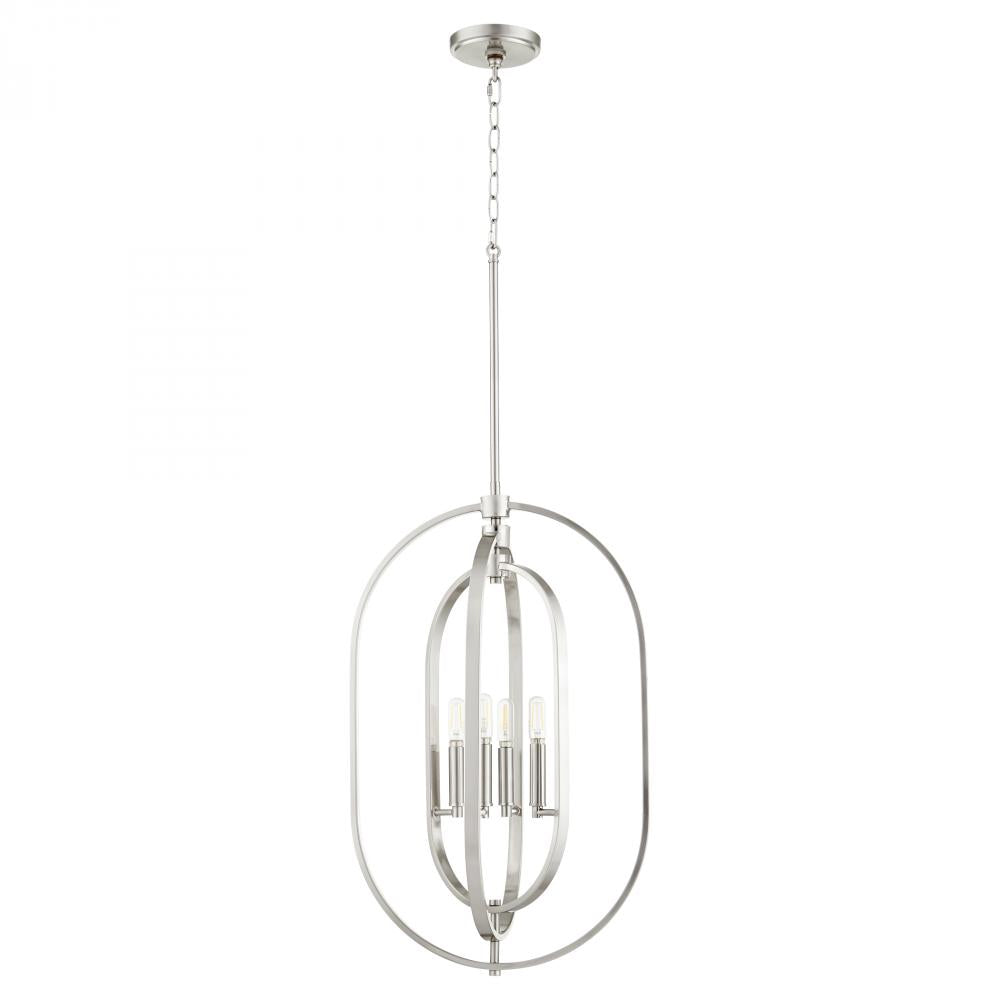 Quorum Lighting 8610-4-65 Pendant Traditional - Satin Nickel