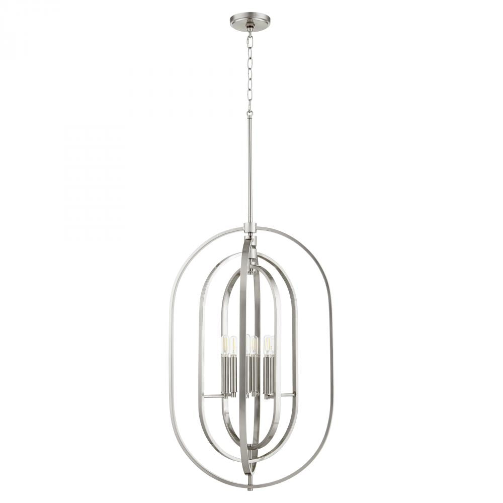 Quorum Lighting 8610-6-65 Pendant Traditional - Satin Nickel