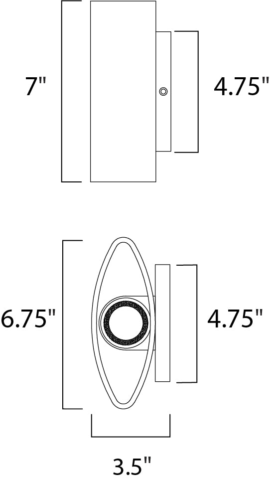 Lightray LED-Outdoor Wall Mount