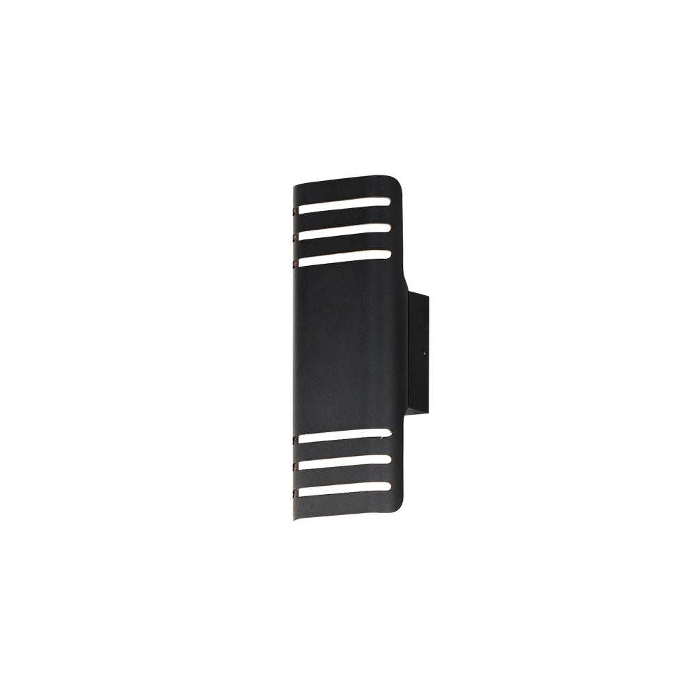 Lightray LED 5 Inch Outdoor Wall Lantern – Black
