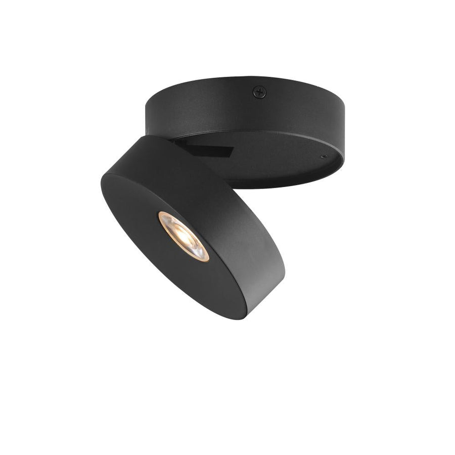 Maxim Lighting 86243BK Swinger 5 Inch Flush Mount Light – Black
