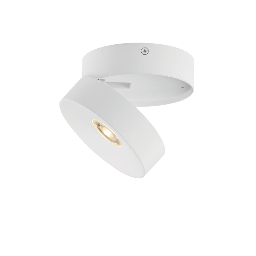 Maxim Lighting 86243WT Swinger 5 Inch Flush Mount Light – White