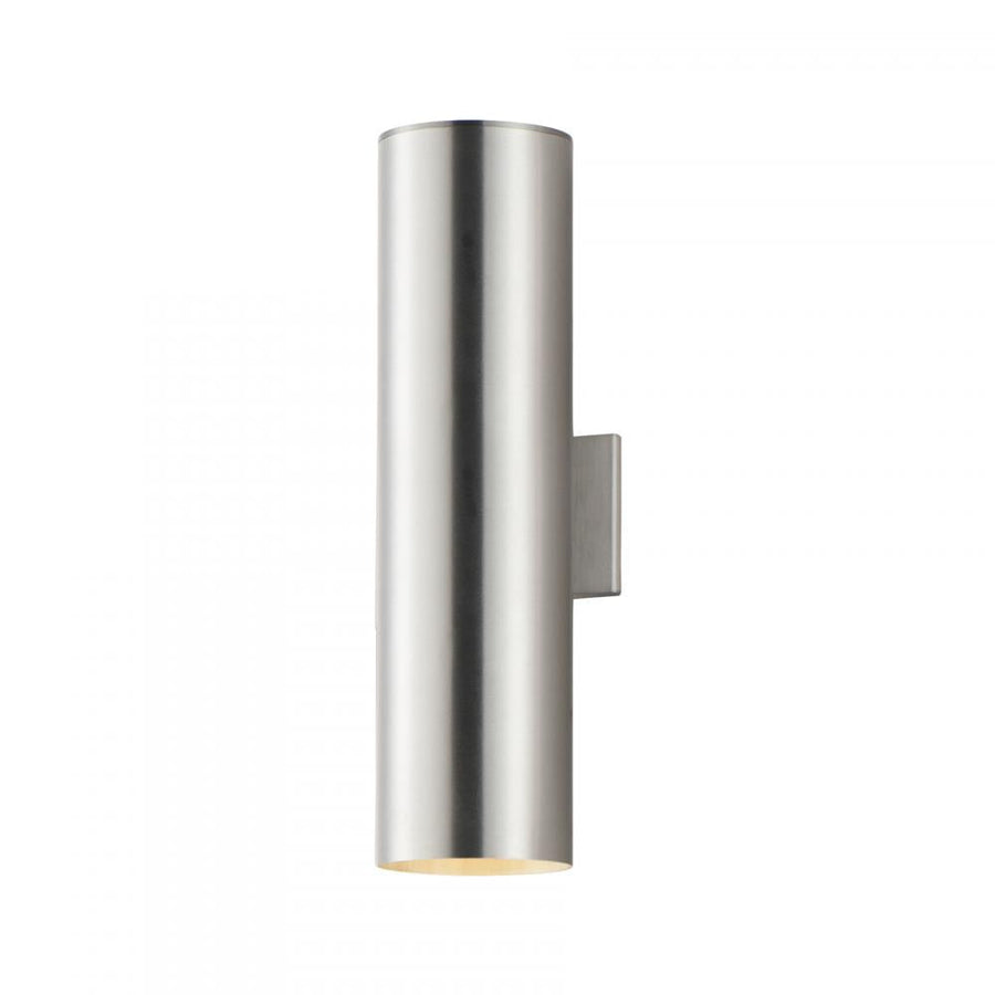 Outpost 5 Inch Outdoor Wall Lantern – Brushed Aluminum