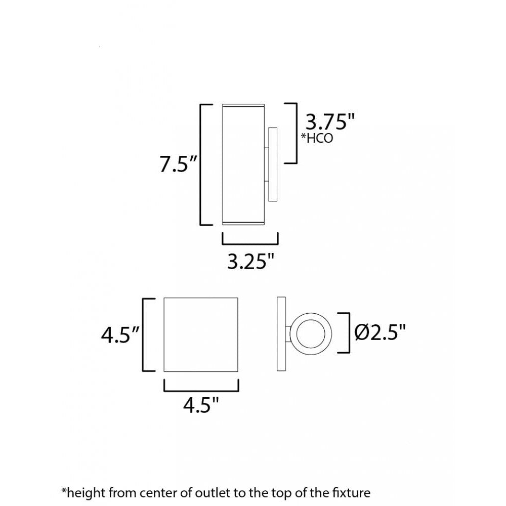 Maxim Lighting CALIBRO 86431WT Sconce - White