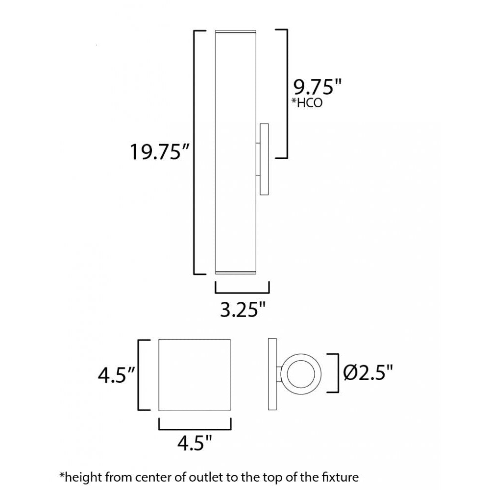 Maxim Lighting CALIBRO 86435WT Sconce - White