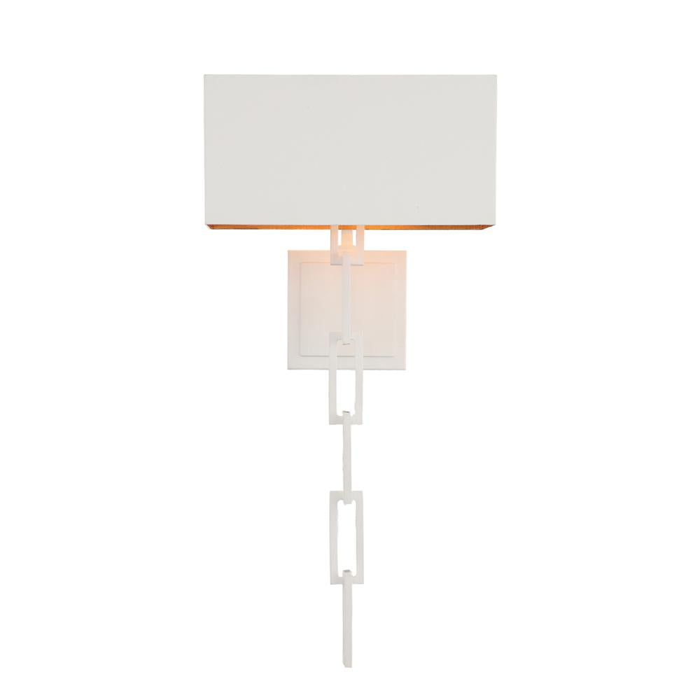 Crystorama ALSTON 8682-MT-GA Sconce Modern - Matte White