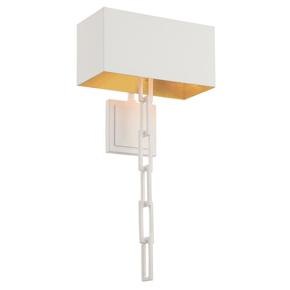 Crystorama ALSTON 8682-MT-GA Sconce Modern - Matte White