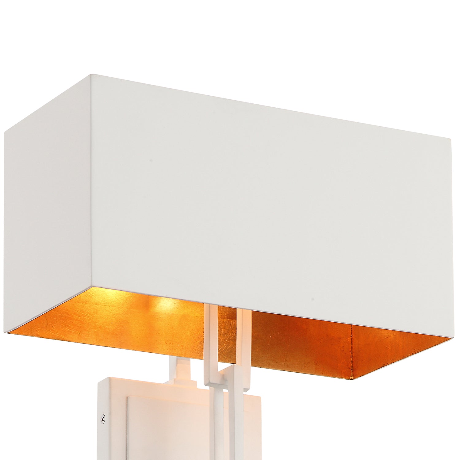 Crystorama Alston 8682-MT-GA – 11.5 Inch – 2 Light – Sconce – Matte White + Antique Gold – Dry Rated