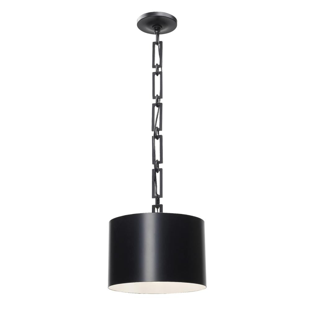 Crystorama ALSTON 8683-MK-WH Mini Chandelier Modern - Matte Black