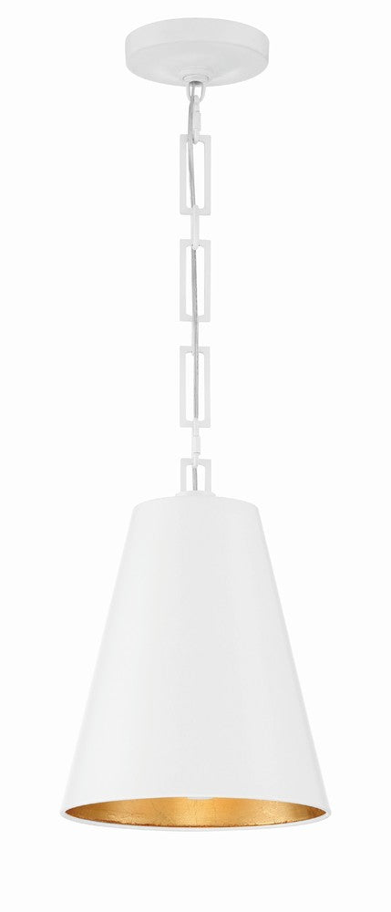 Crystorama ALSTON 8685-MT-GA Chandelier Modern - Matte White