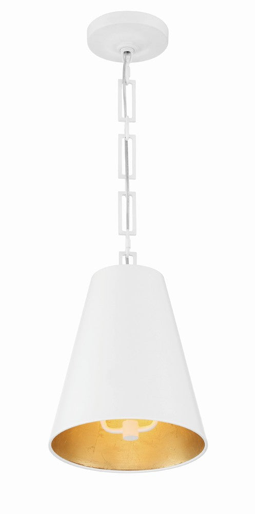 Crystorama ALSTON 8685-MT-GA Chandelier Modern - Matte White