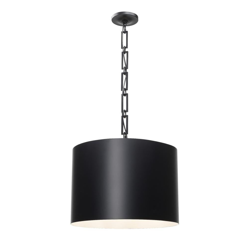 Crystorama ALSTON 8686-MK-WH Chandelier Modern - Matte Black