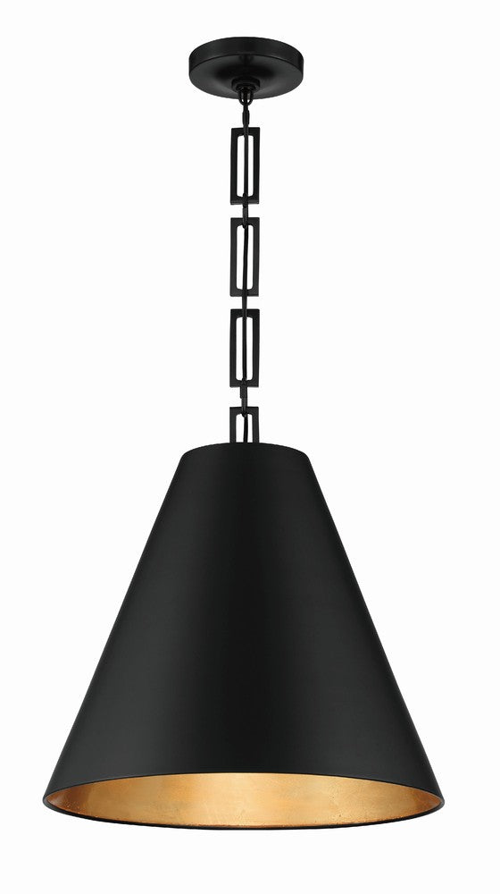 Crystorama ALSTON 8687-MK-GA Chandelier Modern - Matte Black